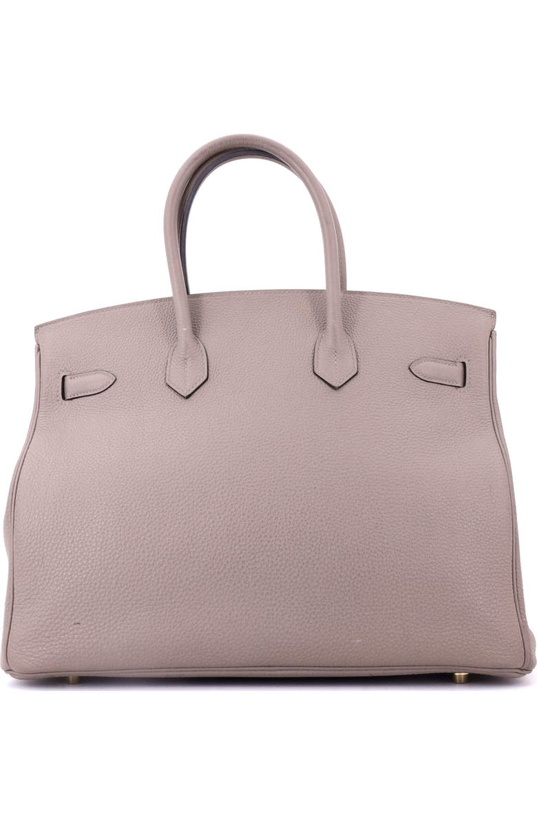 Pre-Owned Hermes Birkin Handbag Grey Togo with Gold Hardware 35, Alternate, color, Gris Asphalte