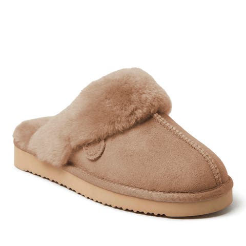 Fireside Sydney Genuine Shearling Scuff Slipper (Women)