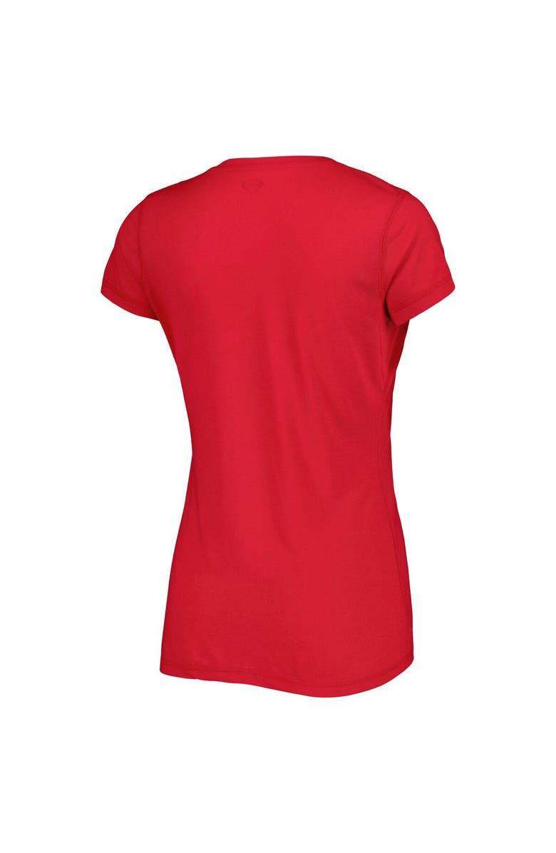 CONCEPTS SPORT Women's Concepts Sport Red/Black Texas Tech Red Raiders Badge T-Shirt & Flannel Pants Sleep Set, Alternate, color, 