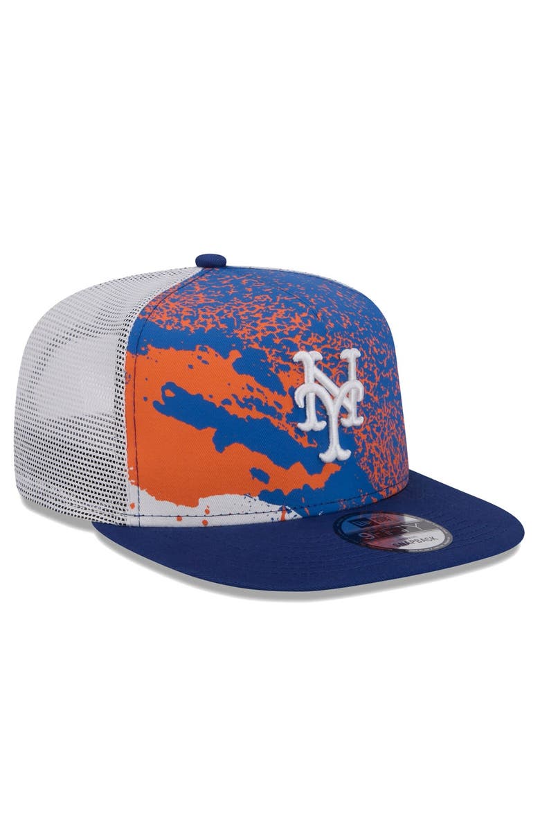 New Era Men's New Era Royal New York Mets Court Sport 9FIFTY Snapback Hat, Alternate, color,