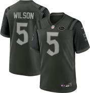 Nike Men's Nike Garrett Wilson Gotham Green New York Jets 2025 Rivalries Collection Game Jersey