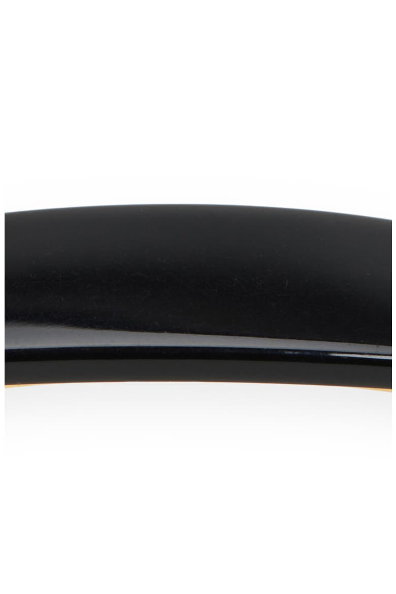 Hair Barrette, Alternate, color, BLACK