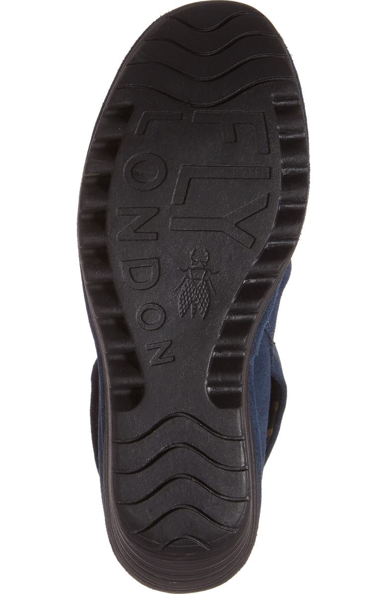 Fly London 'Yegi' Slouchy Platform Wedge Bootie, Alternate, color,