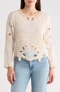Forgotten Grace Eyelet Embroidery Woven Shirt