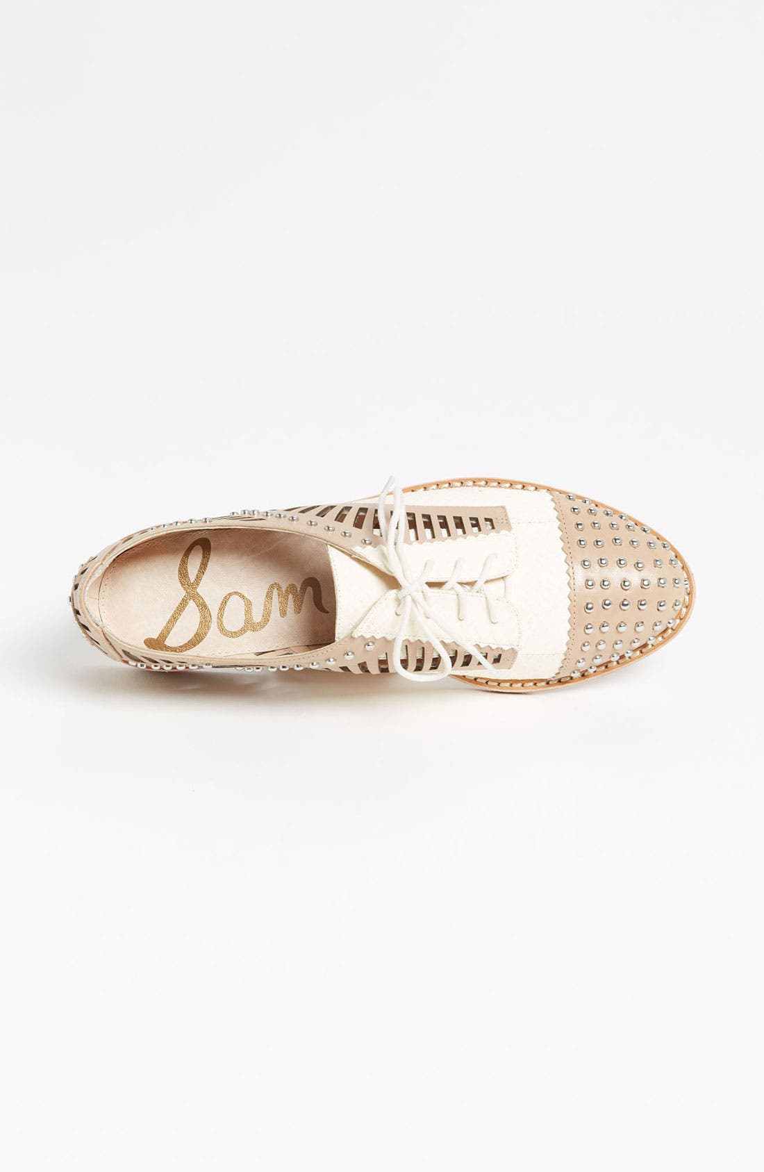 'Jayden' Oxford, Alternate, color, CLASSIC NUDE/ OFF WHITE SNAKE