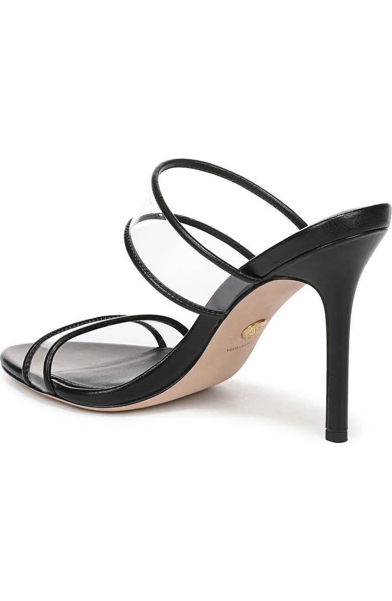 Veronica Beard Asha Sandal, Alternate, color, Clear/ Black