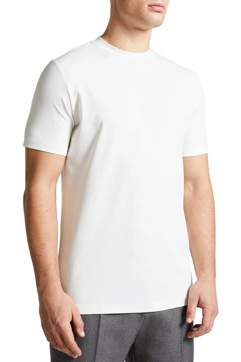 TS003 Slim Fit Luxe Tee, Alternate, color, White