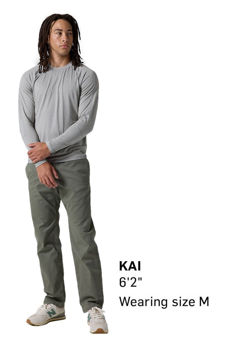 Backcountry Destination Long-Sleeve Crew Top - Men's, Alternate, color, Goat Gray