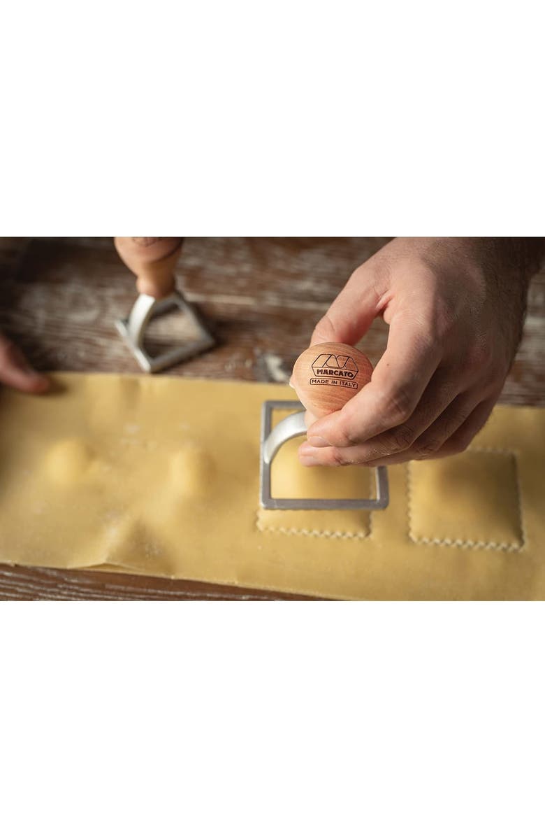 Marcato Classic Ravioli Maker Stamp, Square, 3-Inch, Alternate, color, 