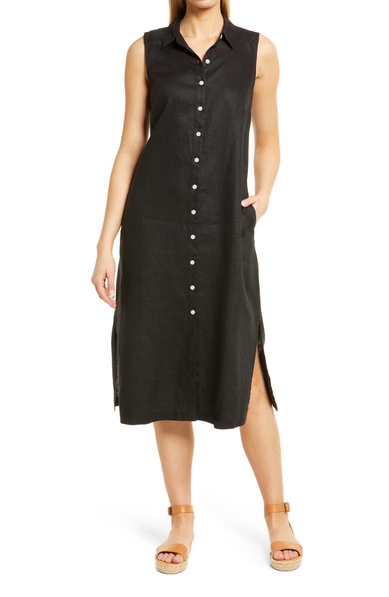 Tommy Bahama Two Palms Linen Shirtdress, Main, color, 