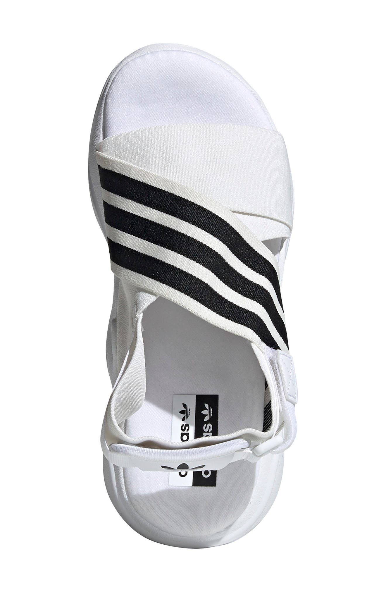 Magmur Sandal, Alternate, color, WHITE/ CORE BLACK