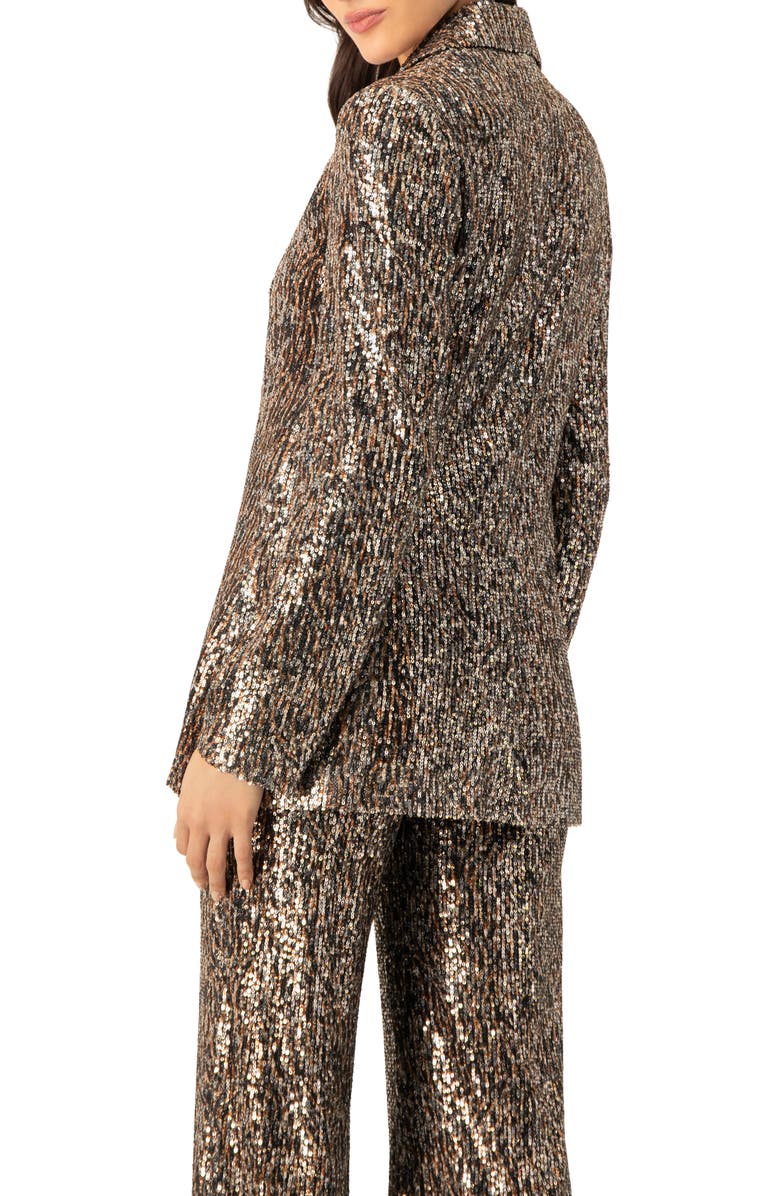 IVONNE Sequin Blazer, Alternate, color, Multicolor