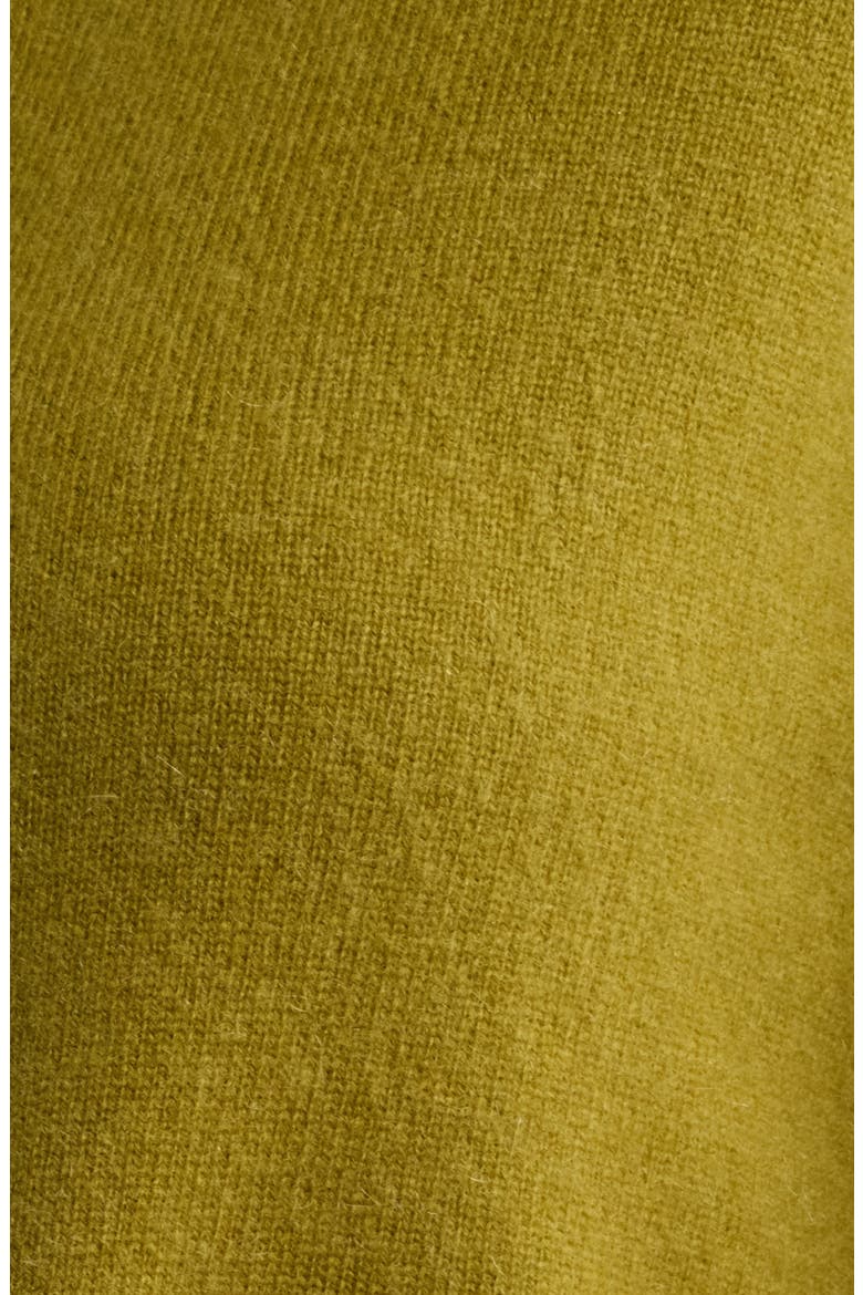 Cashmere Crewneck Cardigan, Alternate, color, OLIVE WOODLAND