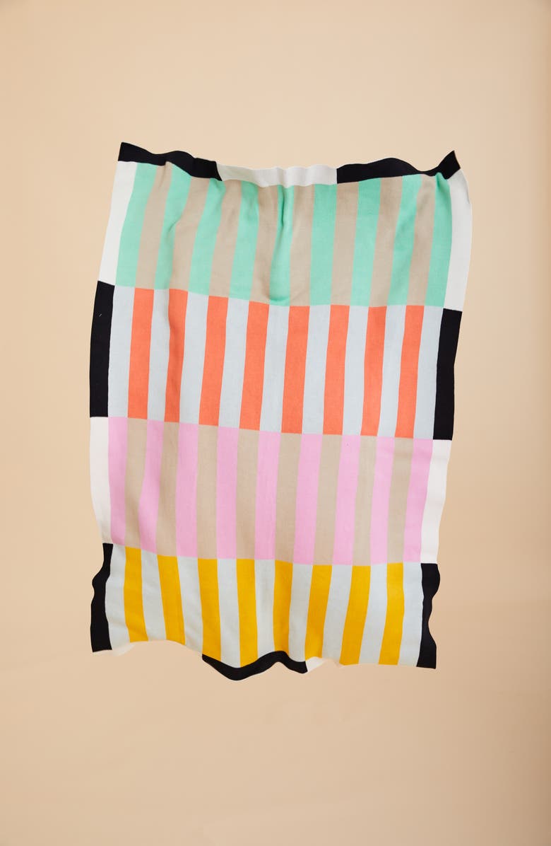 Dusen Dusen Stripe Throw Blanket, Alternate, color,