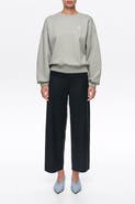 BIMBA Y LOLA Striped Ankle-Length Maxi Trousers