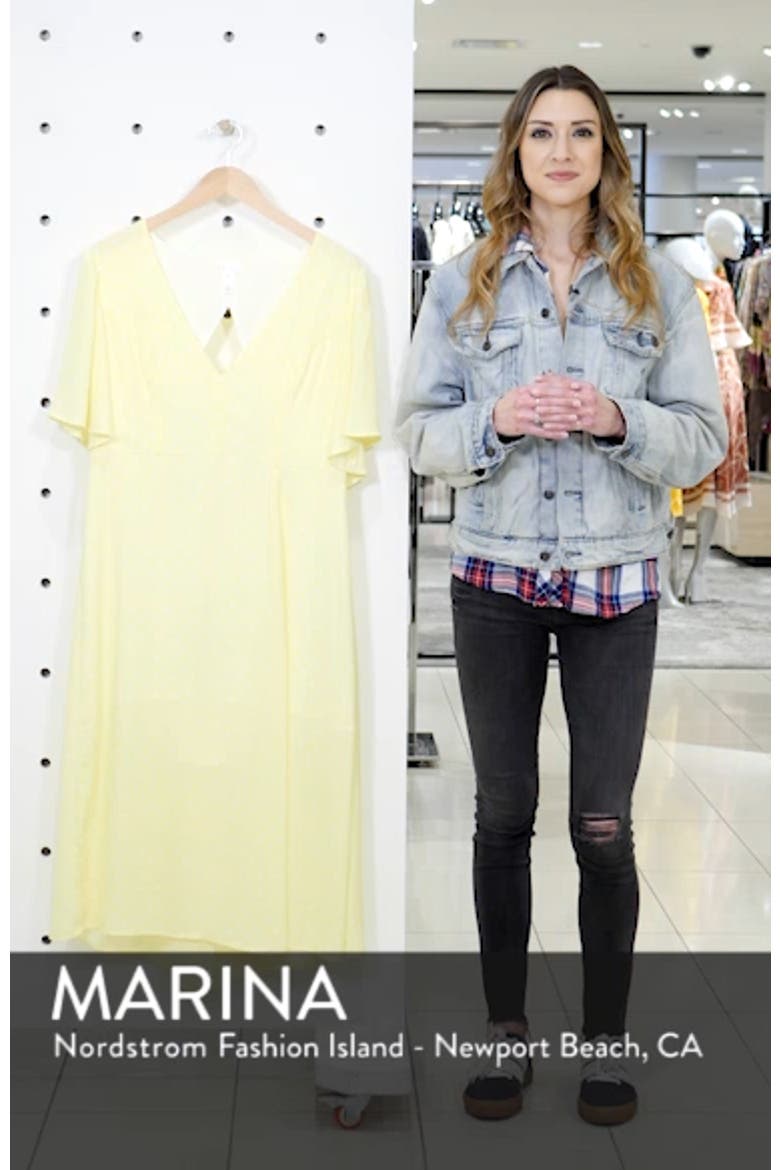 Flutter Sleeve Midi Dress video