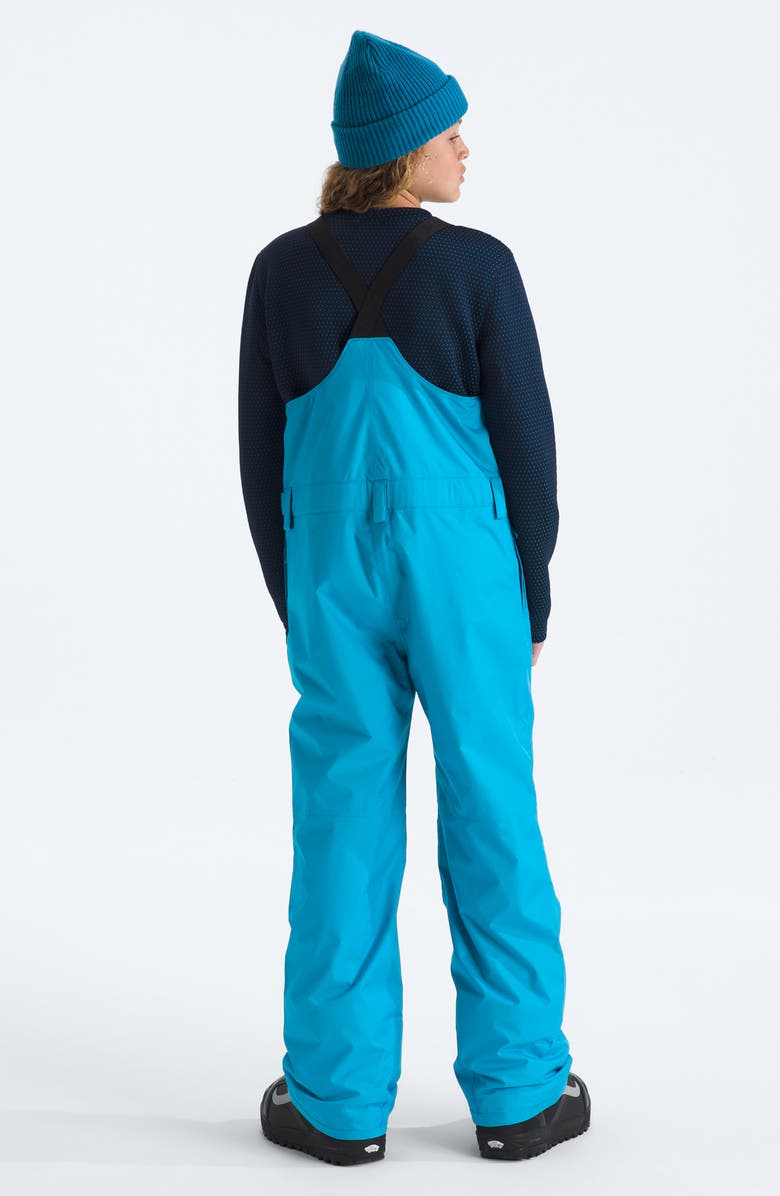 The North Face Kids' Freedom Waterproof Insulated Recycled Polyester Snow Bib, Alternate, color, Meridian Blue