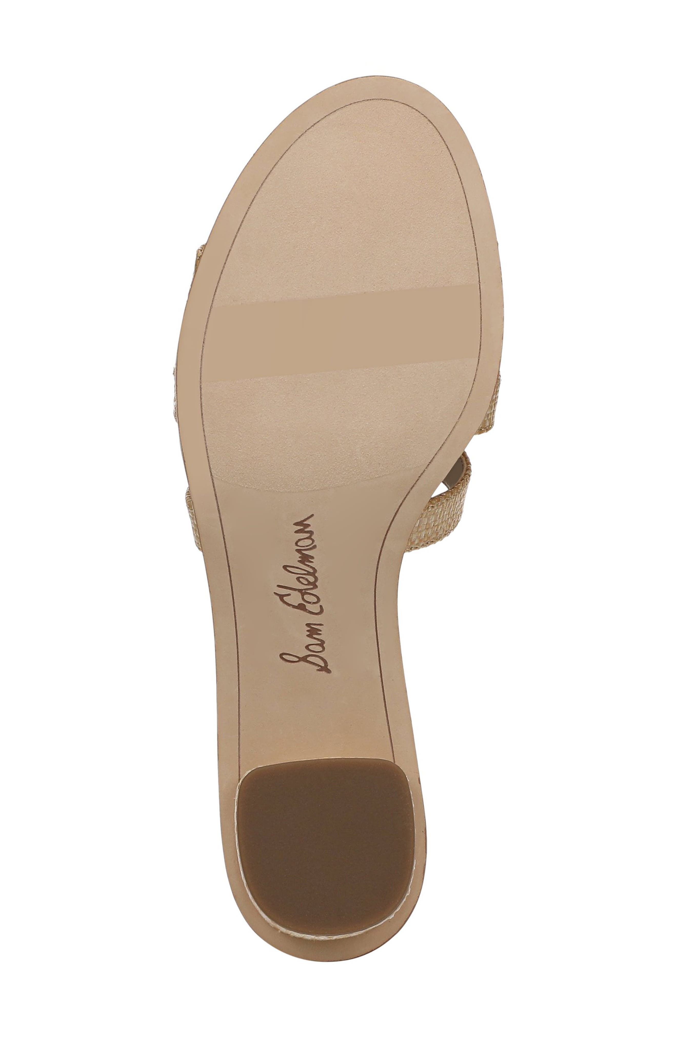 Illie Block Heel Slide Sandal, Alternate, color, BEECHWOOD