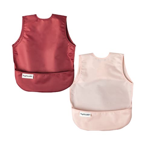Mess-Proof and Tug-Proof Closure Apron Bib 2 Pack
