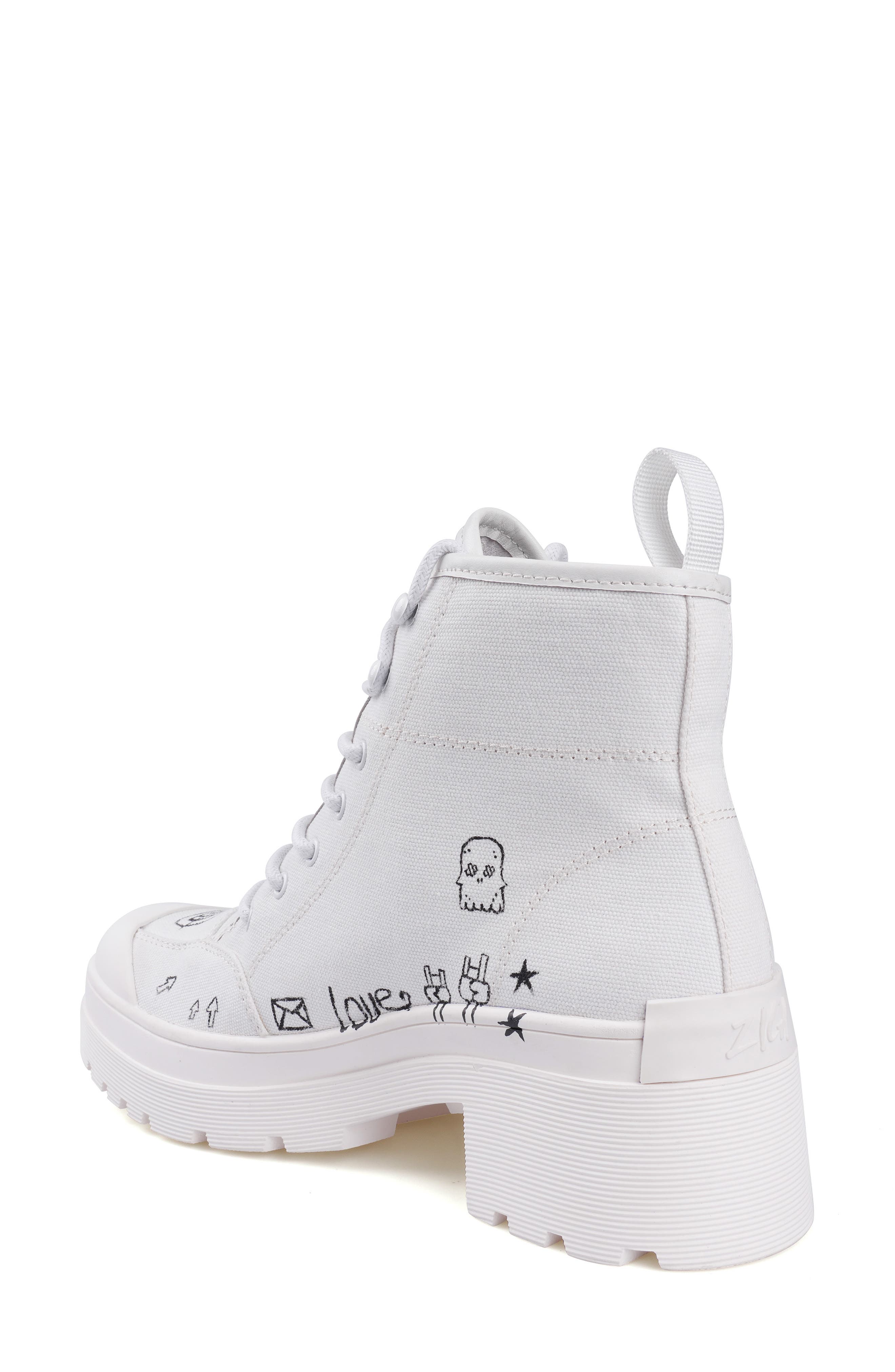 ZIGI Belisa Platform High Top Sneaker, Alternate, color, Off White