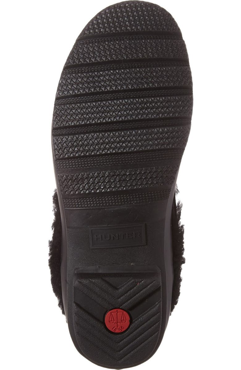 Hunter Original Genuine Shearling Lined Waterproof Boot, Alternate, color,