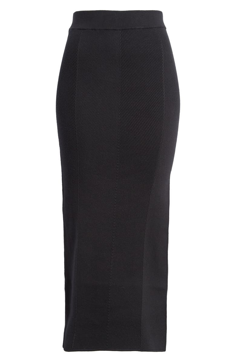 Favorite Daughter The Emma Rib Cotton Blend Maxi Skirt, Alternate, color, 