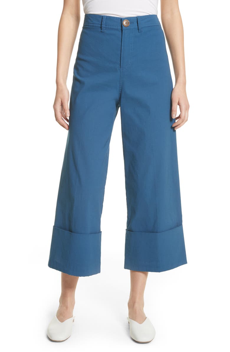 Sea Winona Cuff Wide Leg Pants, Main, color, 