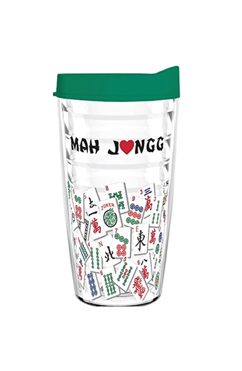 Mah Jongg Direct Mah Jongg Tumbler 16 oz Drinkware Set, Alternate, color, Multicolor