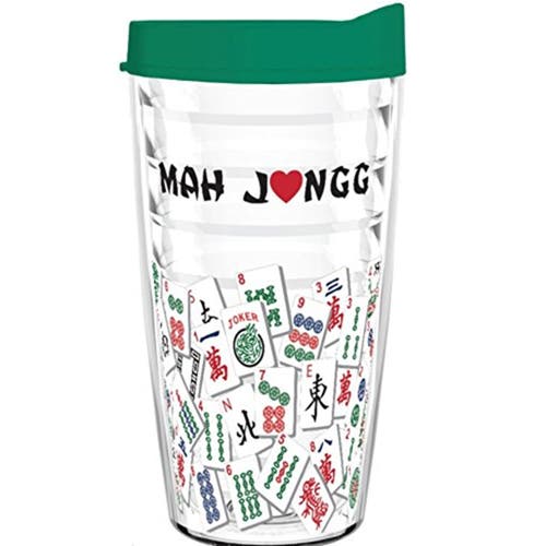 Mah Jongg Direct Mah Jongg Tumbler 16 oz Drinkware Set In White