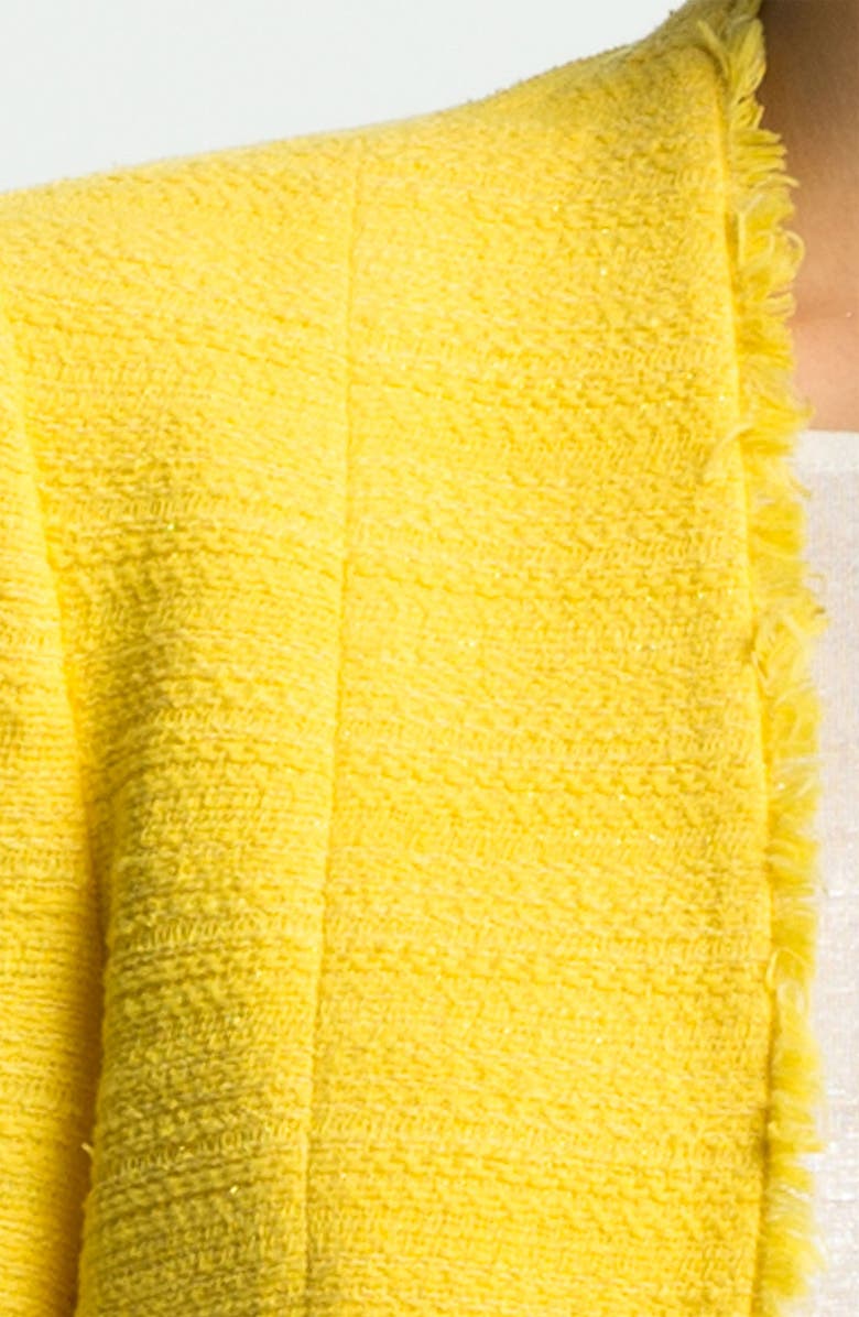 Alice + Olivia 'Princeton' Tweed Jacket, Alternate, color, 