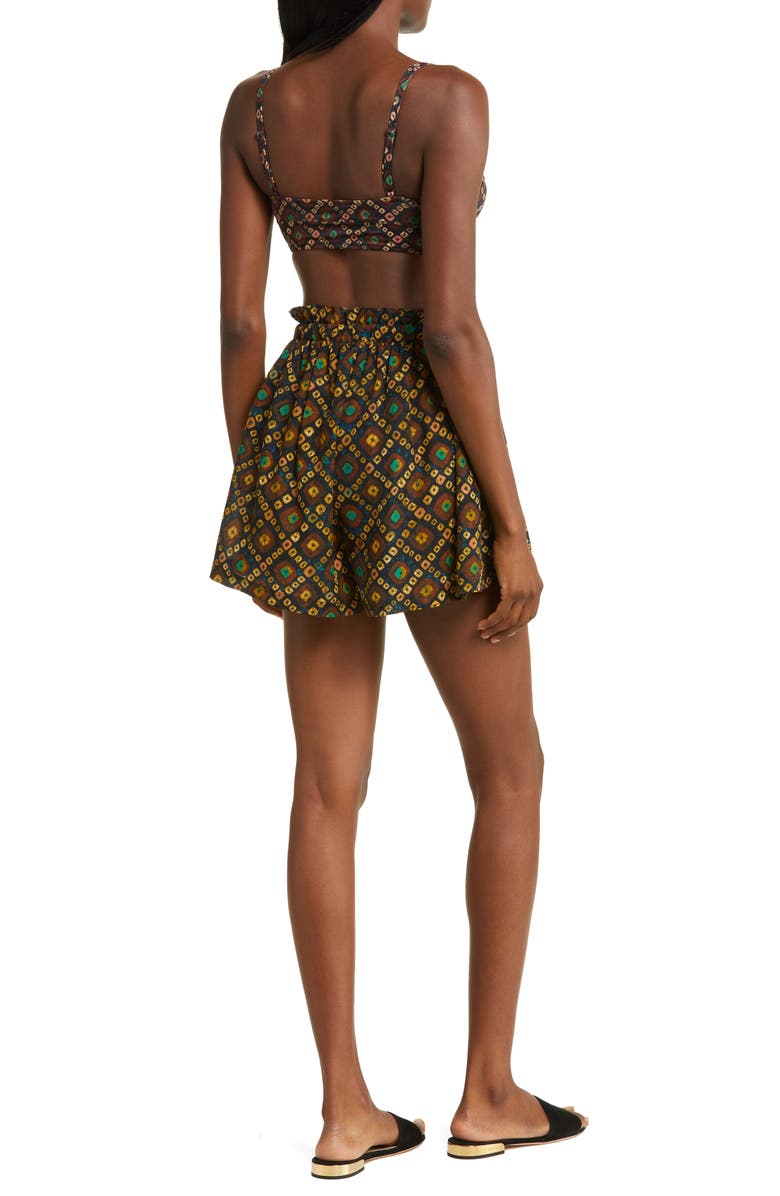 Ulla Johnson Bijou Drawstring Waist Cover-Up Shorts, Alternate, color,