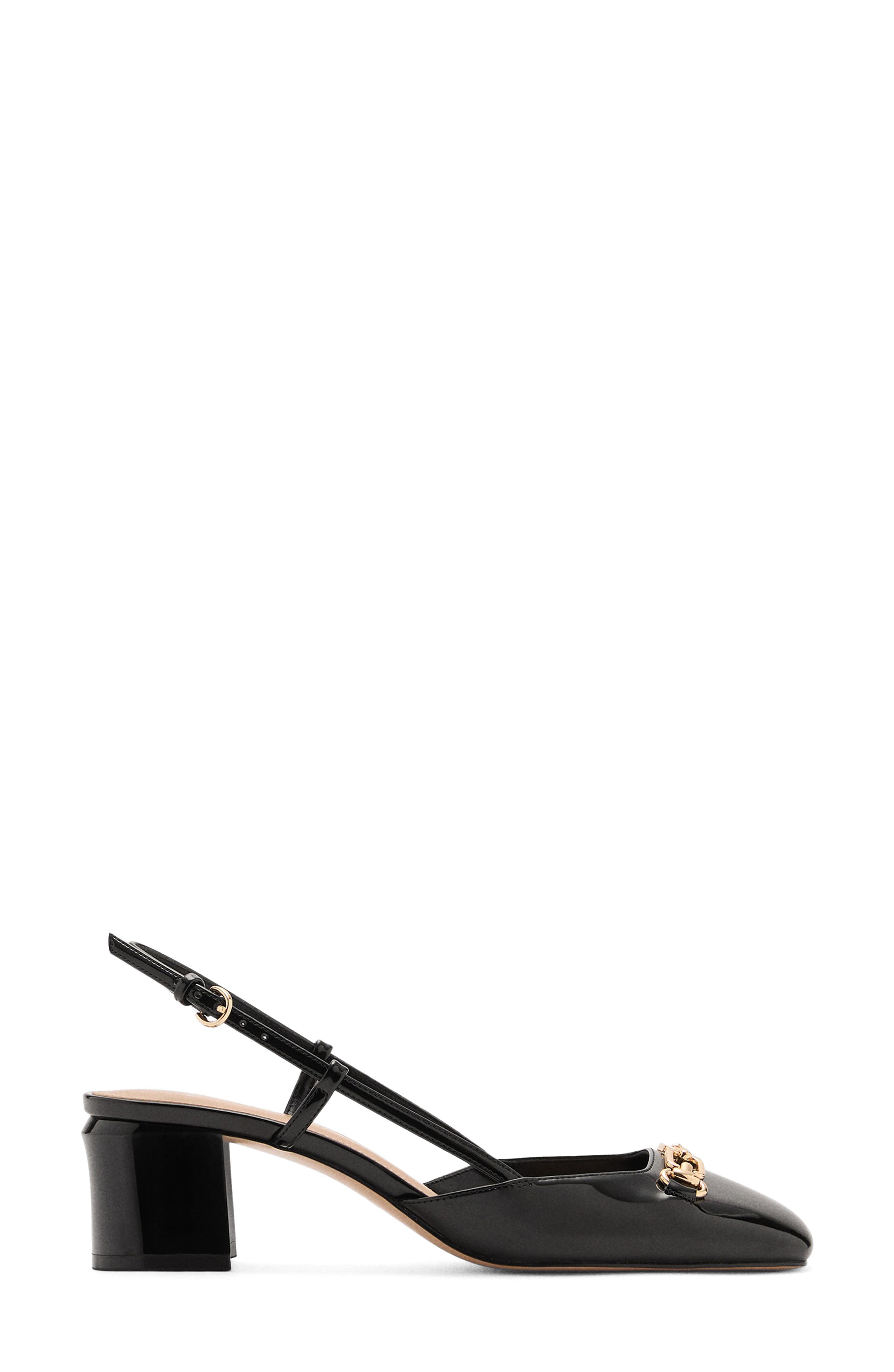 MANGO Slingback Pump, Main, color, Black