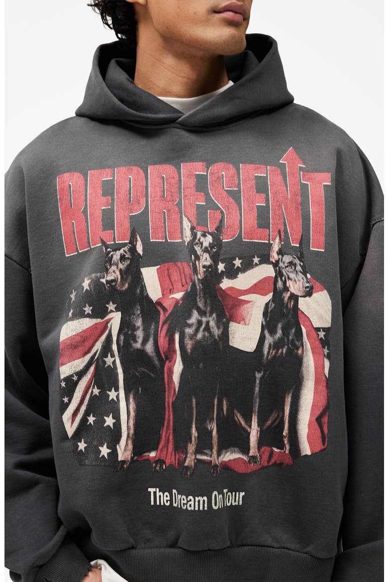 Dream On Tour Graphic Sweatshirt, Alternate, color, NERO