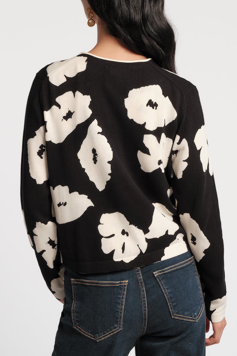 Darling Cardigan, Alternate, color, Black/Oyster