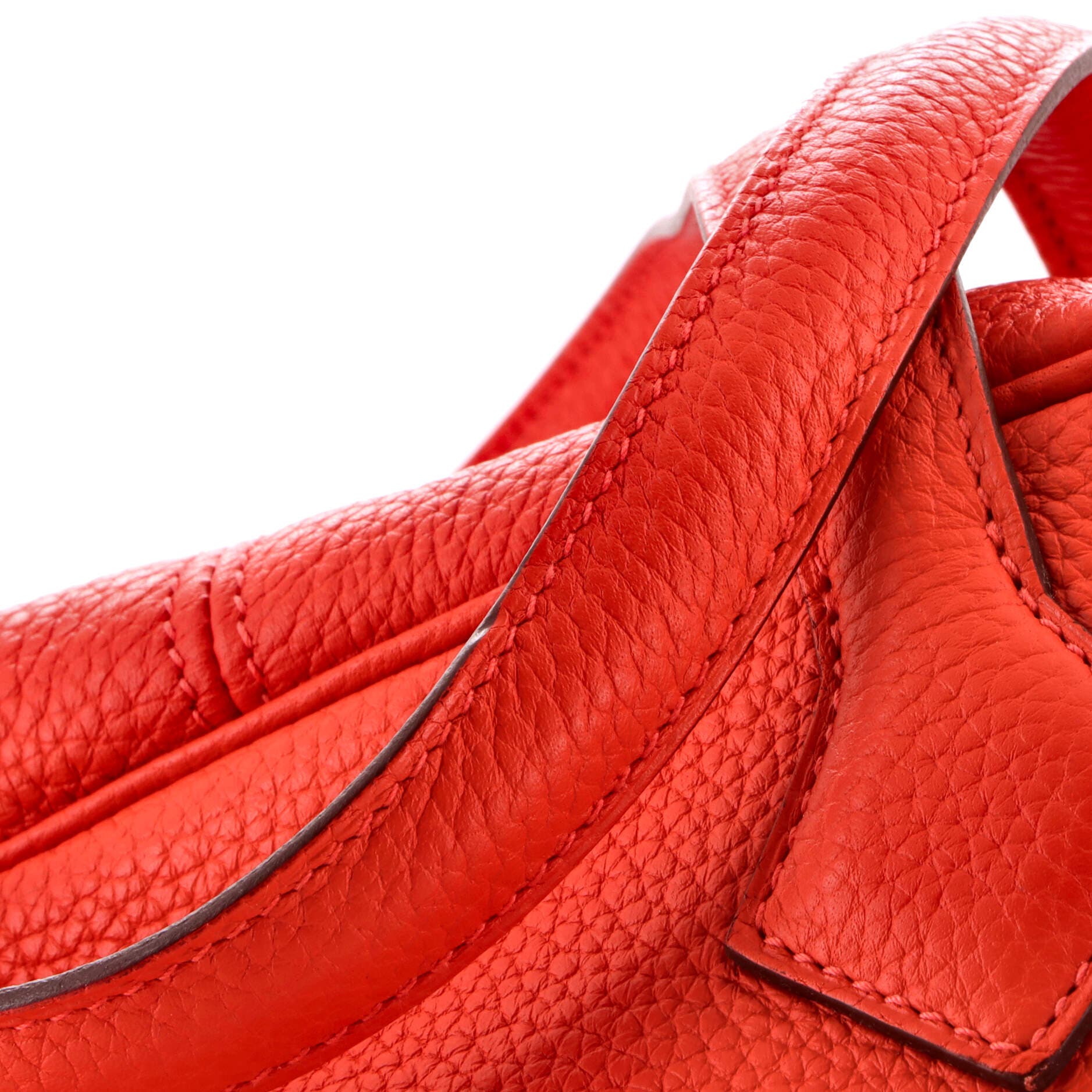 Pre-Owned Hermes Victoria II Bag Clemence 35, Alternate, color, Rouge Pivoine