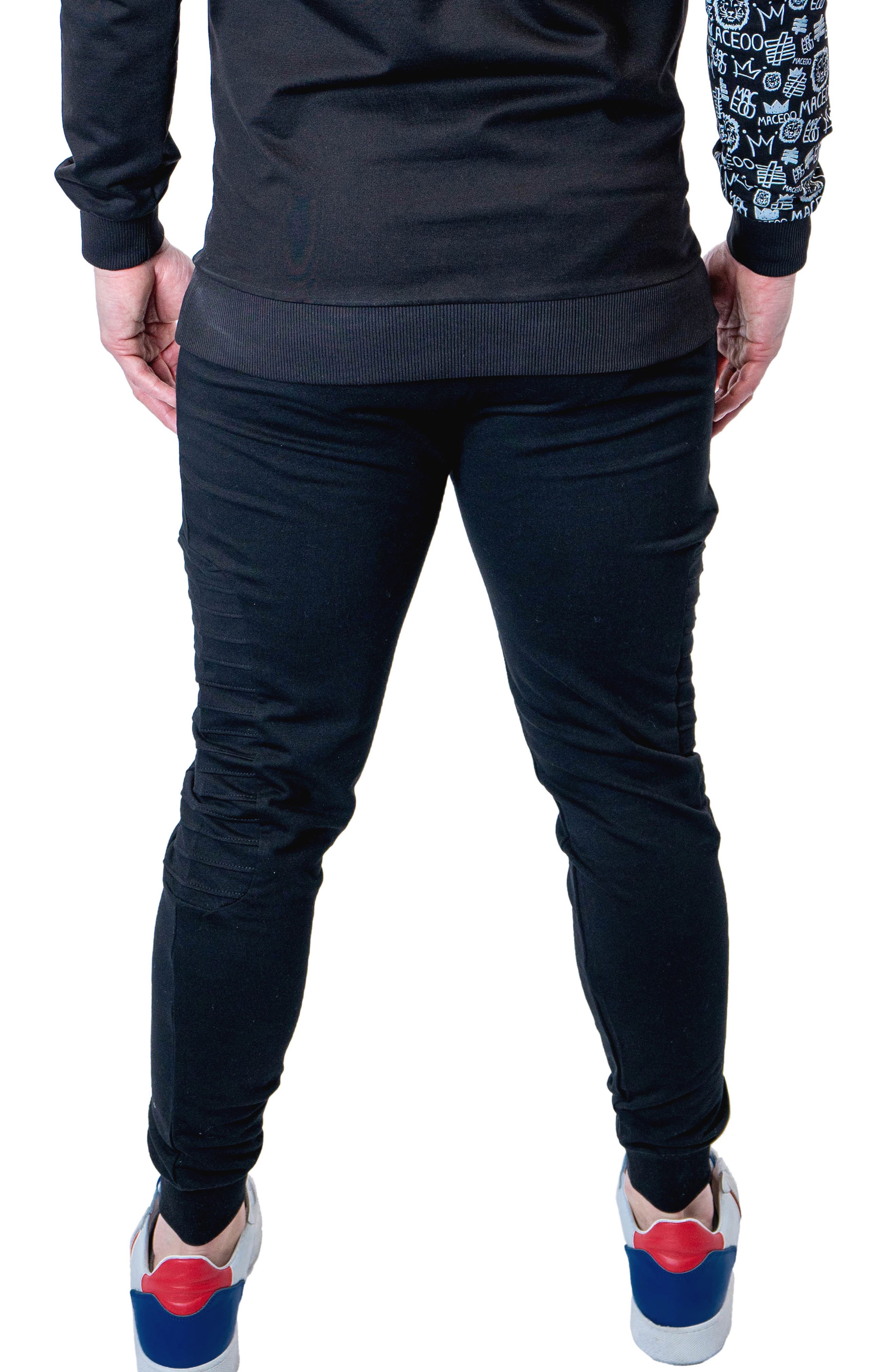 Lightspeed Black Stretch Cotton Joggers - image 2