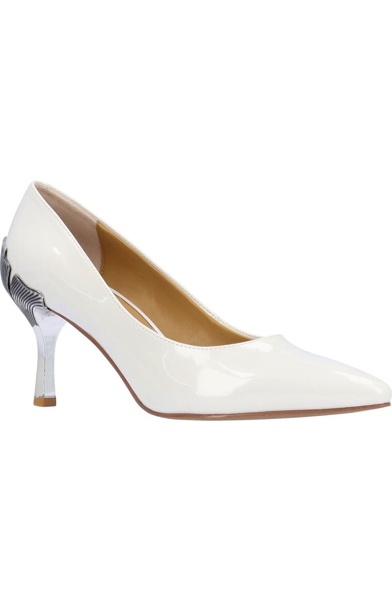 J. Reneé Tacy Pointed Toe Pump, Main, color, White