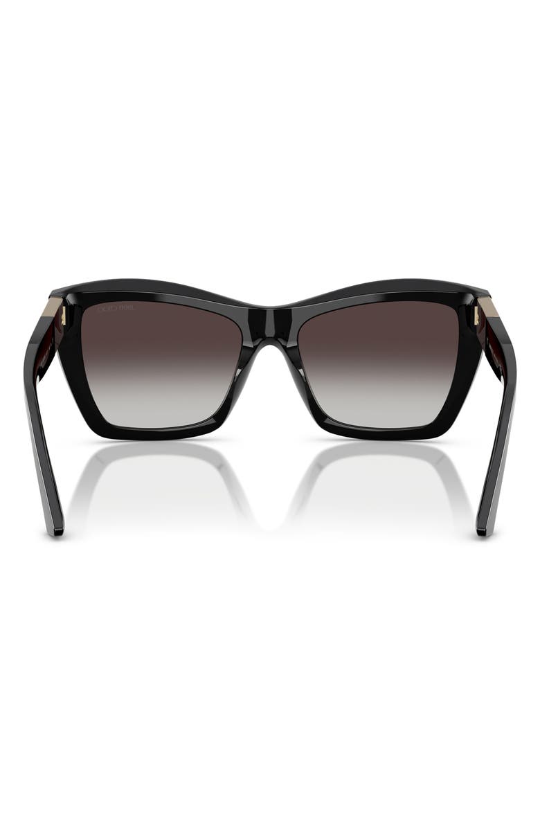 Jimmy Choo 54mm Gradient Cat Eye Sunglasses, Alternate, color,