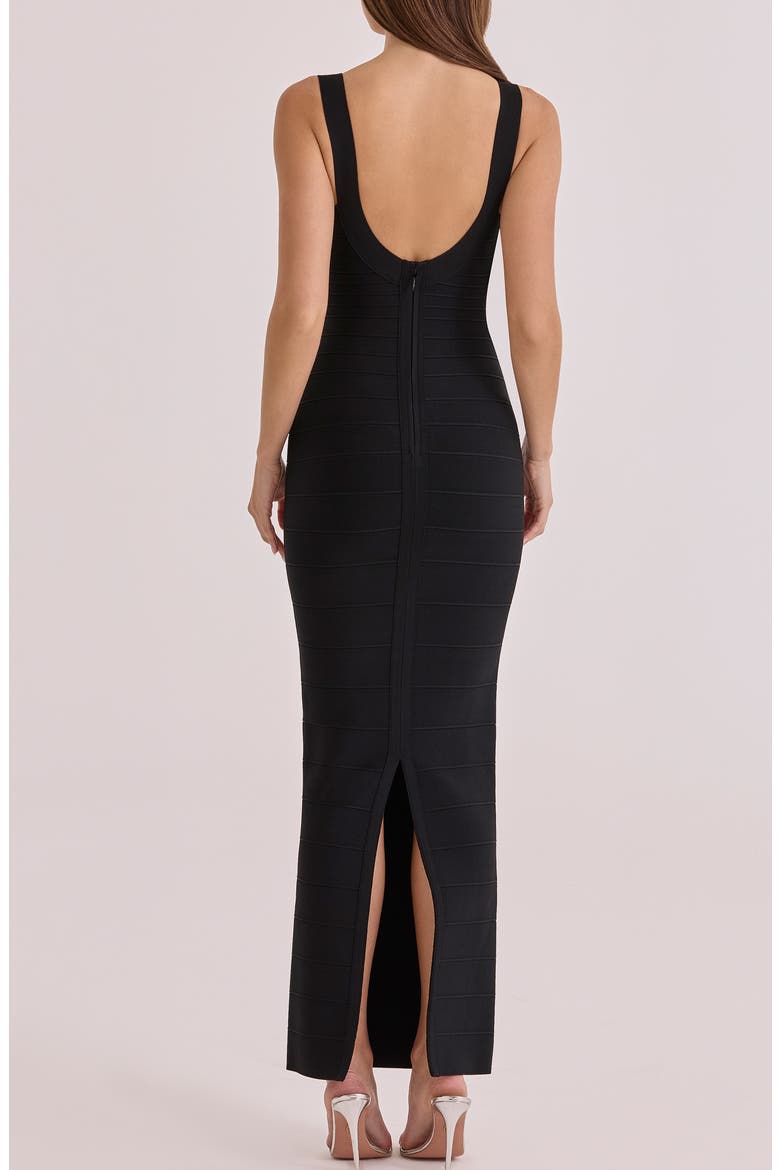 The OG Bandage Maxi Dress, Alternate, color, WHITE BLACK