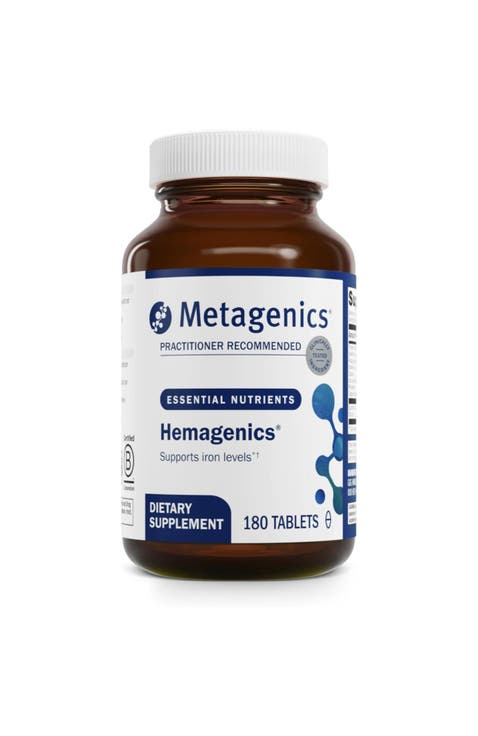 Hemagenics Iron Supplement with B12 B6 and Folate 180 Tablets