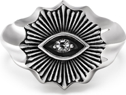 Nialaya Vintage Evil Eye Crystal Ring