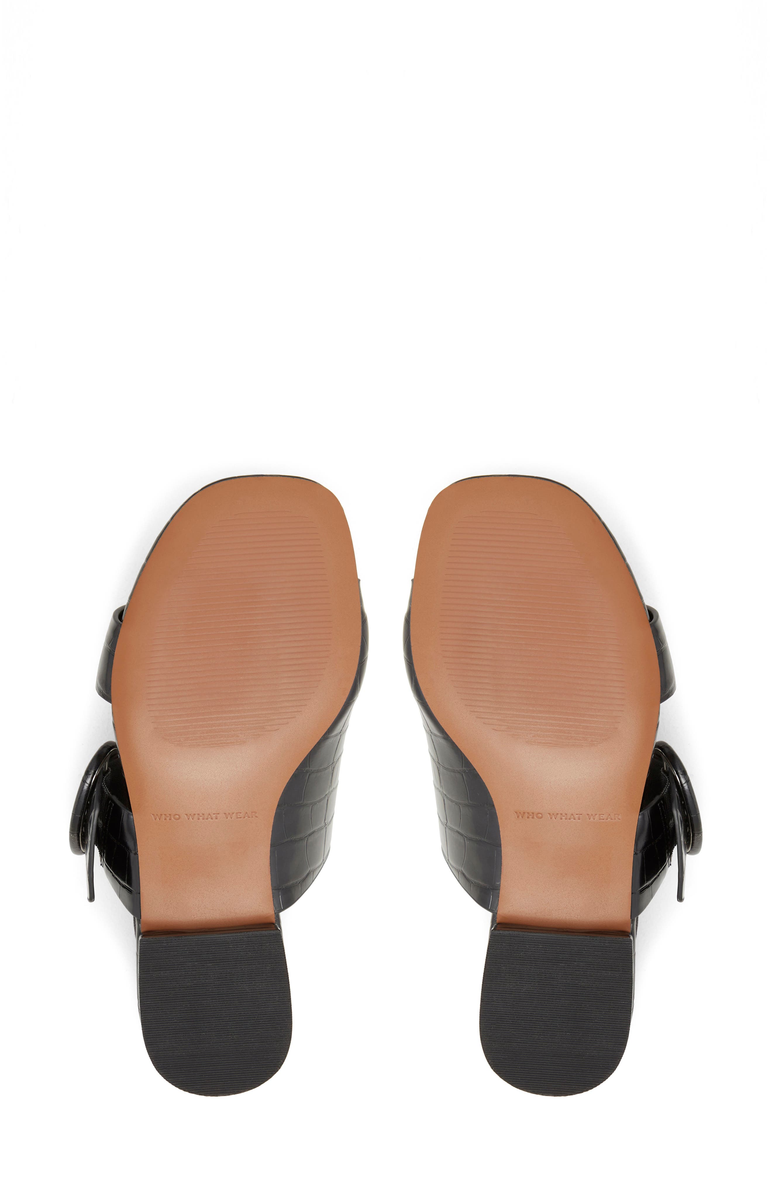 Who What Wear Charli Slide Sandal, Alternate, color, 