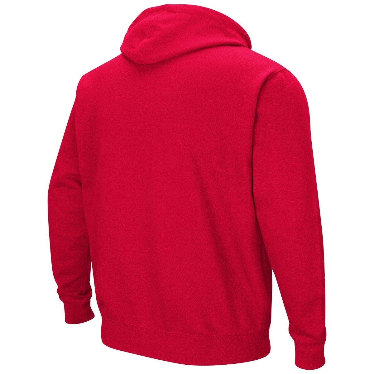 Men's Colosseum Cardinal Catholic University Cardinals Arch & Logo 3.0 Pullover Hoodie thumbnail 3