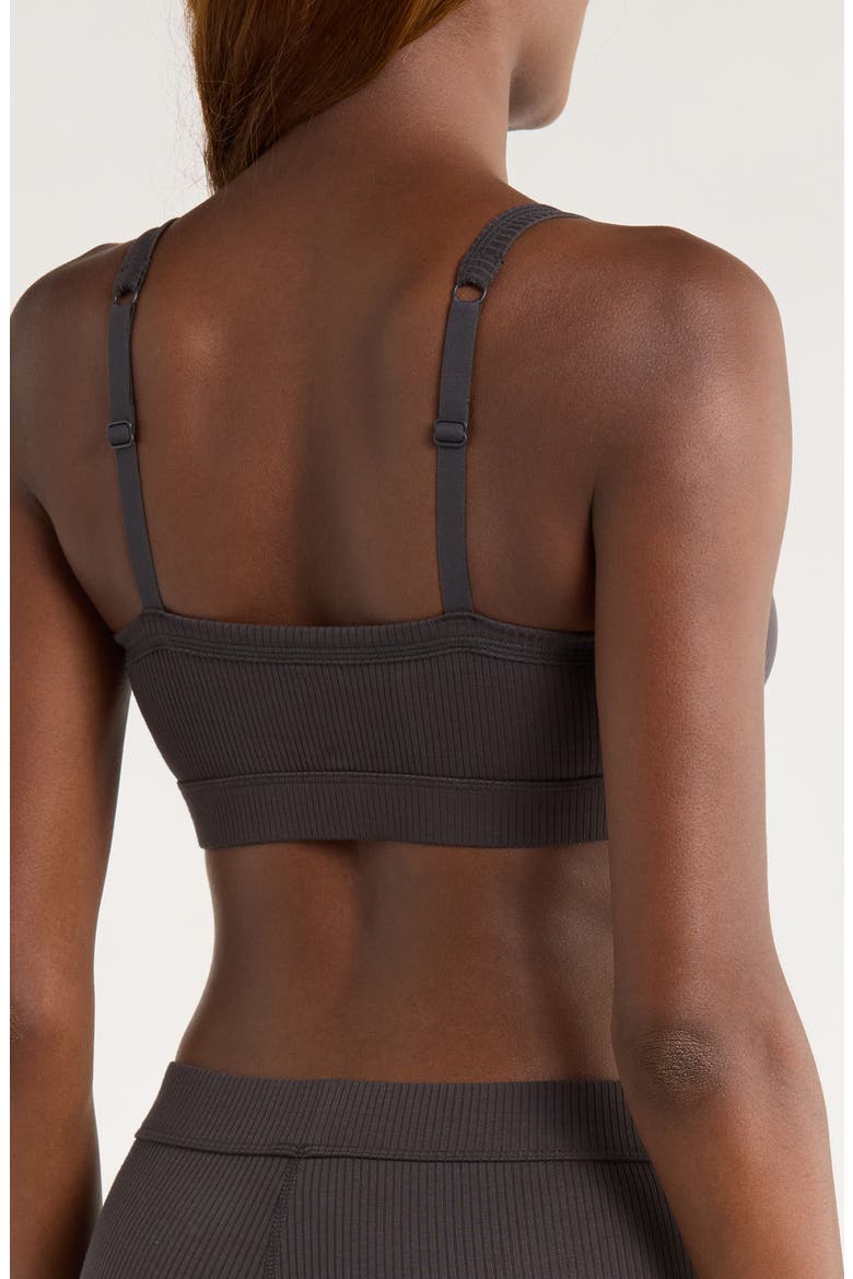 Tesia Rib Lounge Bralette, Alternate, color, INK
