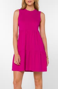 VELVET HEART Sleeveless Tiered Minidress