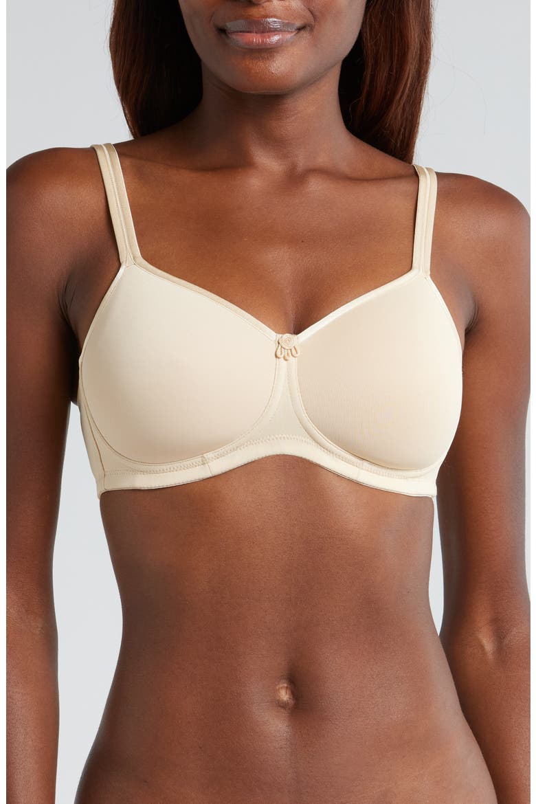 Mara Wireless Padded Prosthetic Bra, Main, color, LIGHT BEIGE