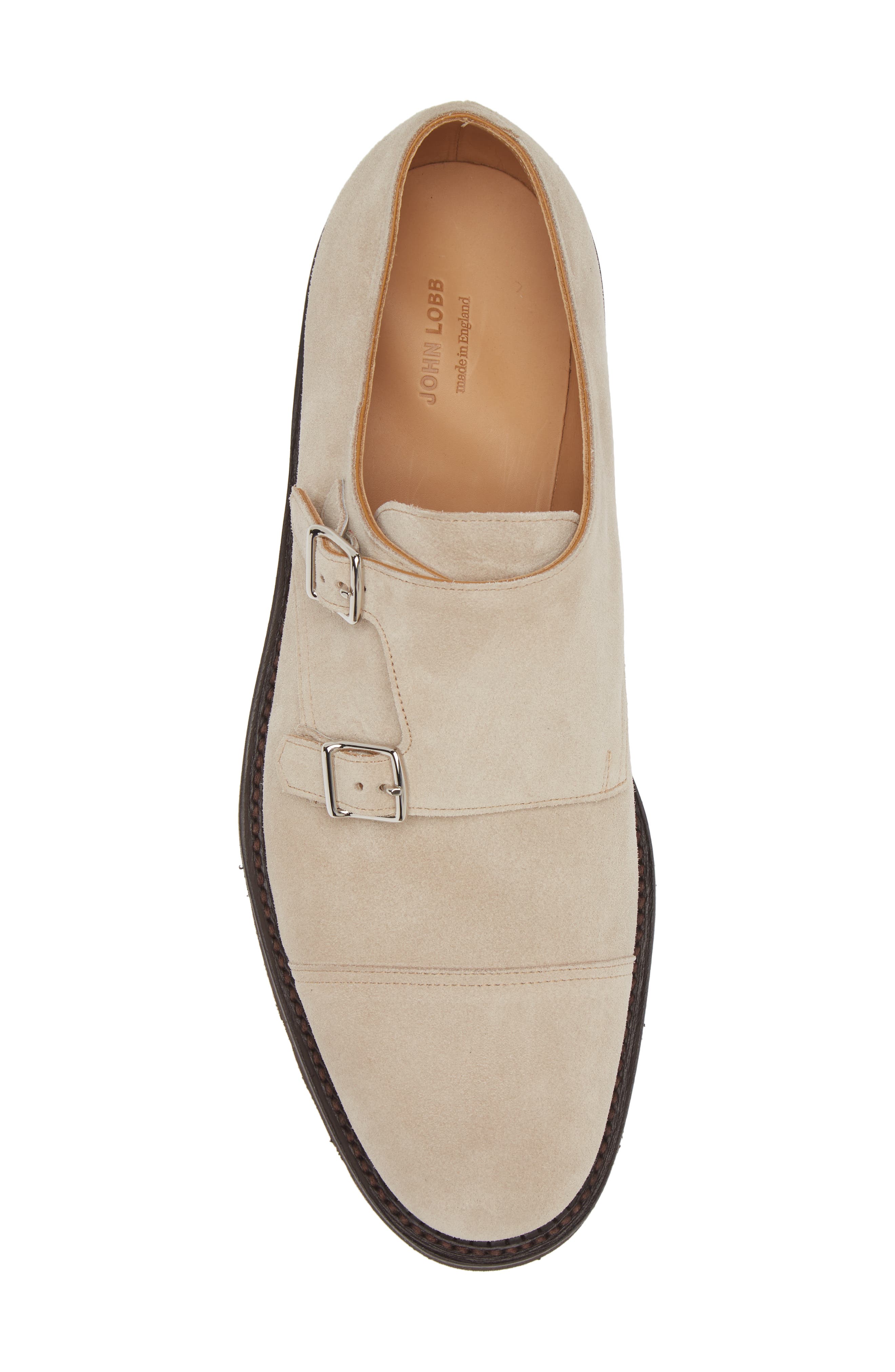 John Lobb William New Standard Monk Strap Loafer, Alternate, color, 