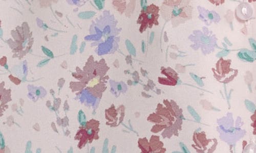 Nydj Gabrielle Floral Print Camp Shirt In Multi
