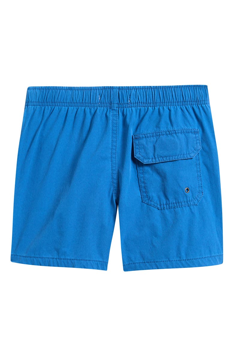 Vintage Summer Kids' Volley Swim Trunks, Alternate, color, Bright Blue