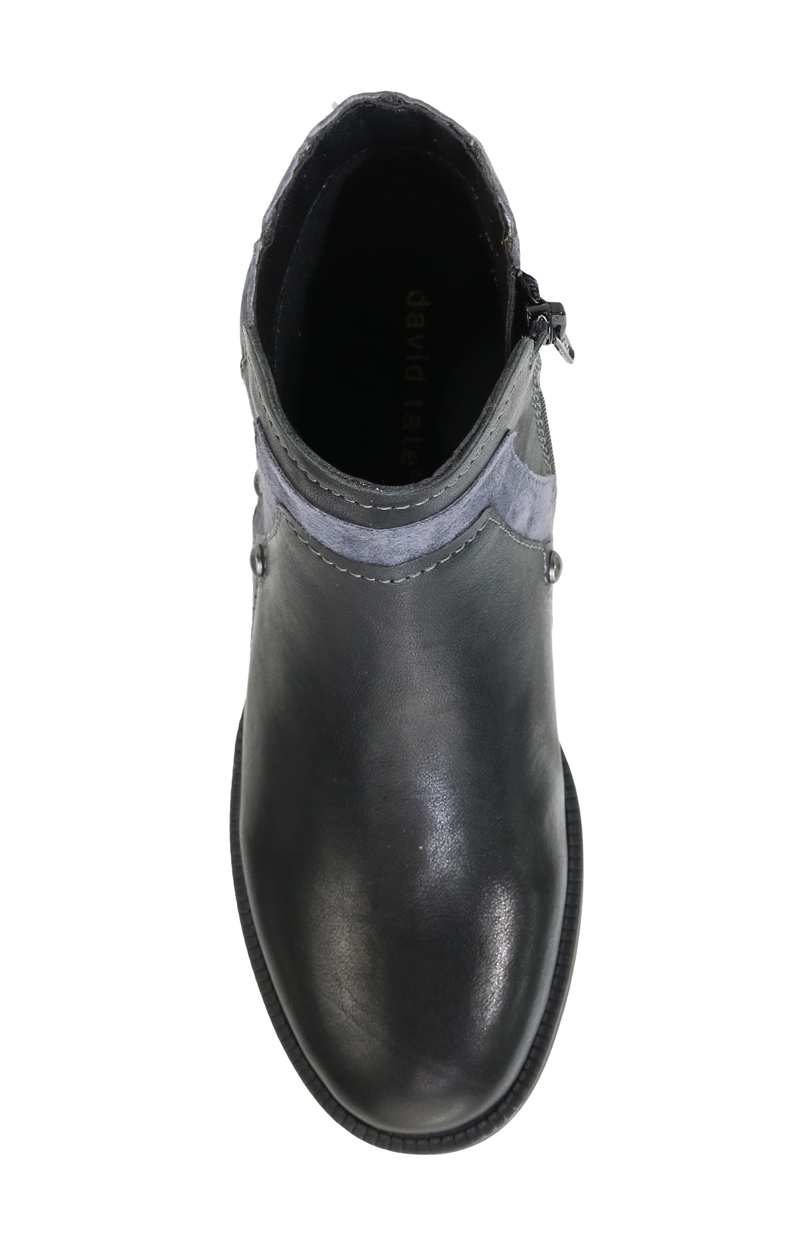 David Tate Spike Stud Bootie, Alternate, color, Black/ Blue